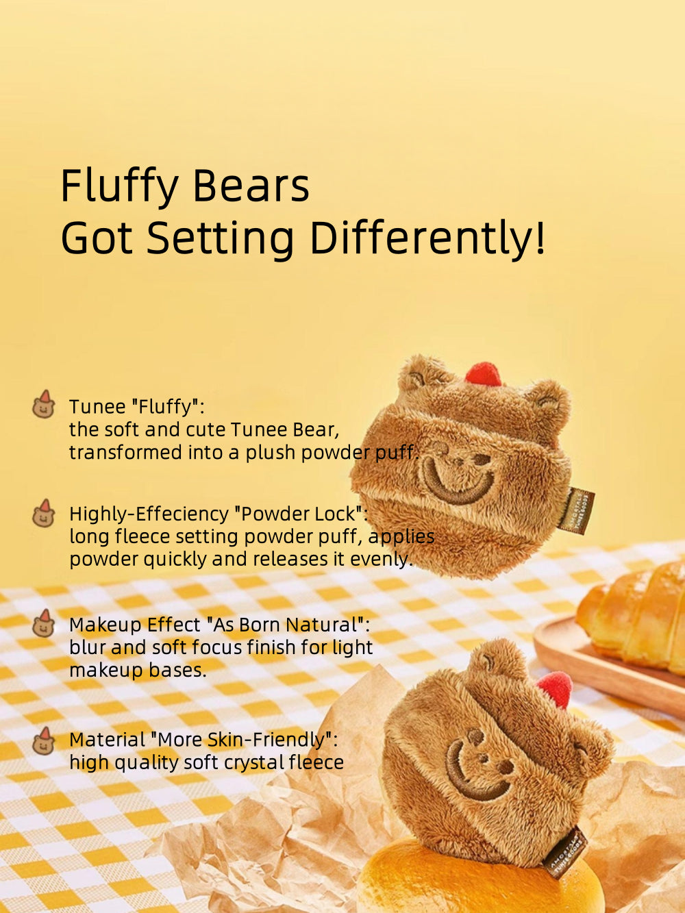 TUNEE GOODS Loose Powder Puff