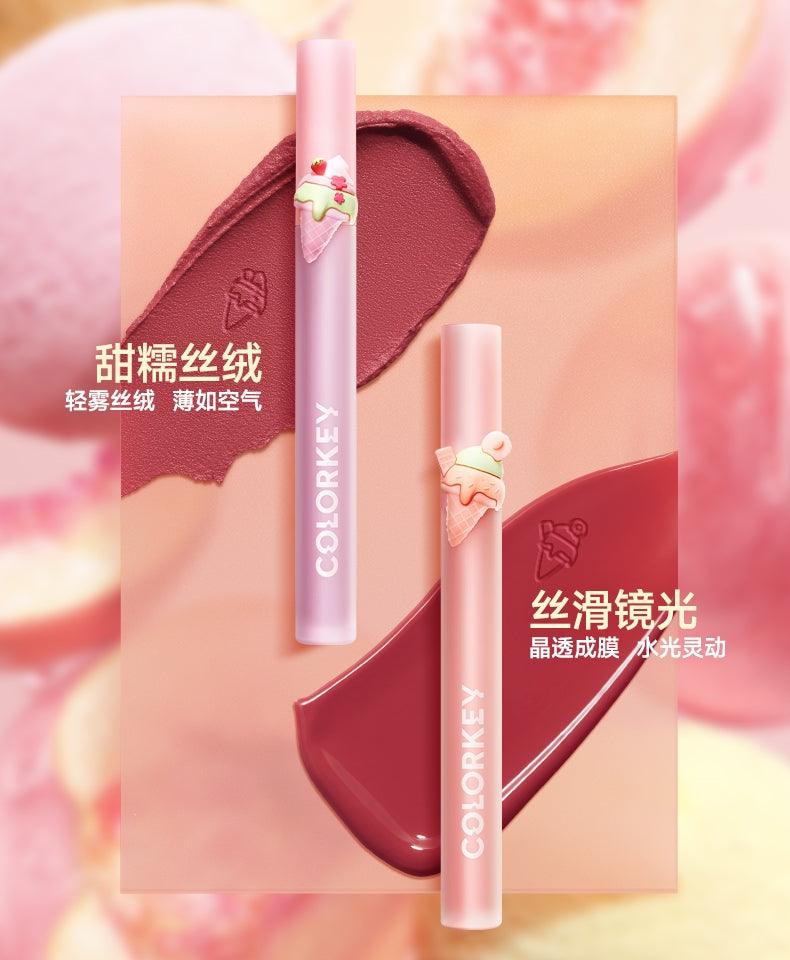 Colorkey Ice Cream 2.0 Velvet Lip Lacquer Mirror Lipgloss KLQ100 - Chic Decent
