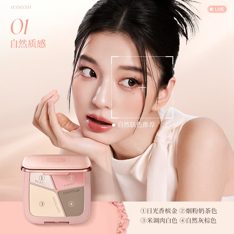 Colorkey Stereo Sculpting Four Colors Contour Palette 17g