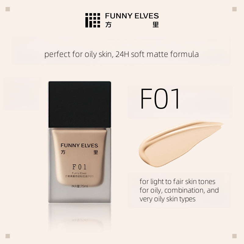 Long Lasting Foundation Dry or Oily Skin Formula 25ml