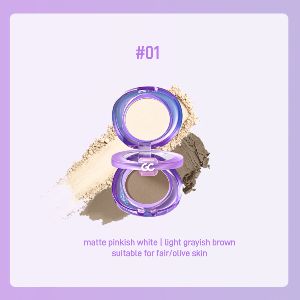 Matte Highlighter Contour Powder Duo 5.2g