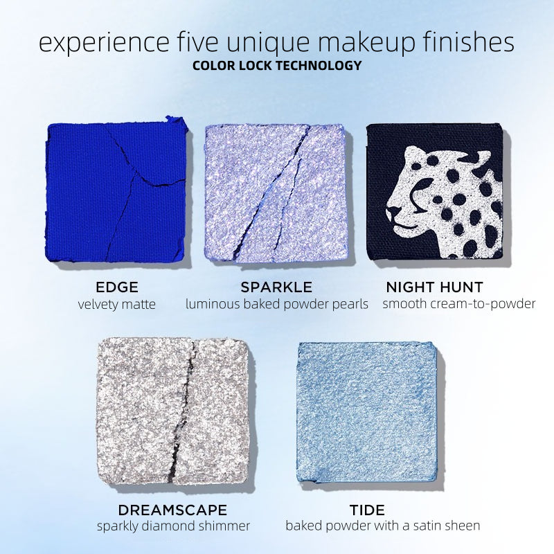 Perfect Diary Explorer Eyeshadow 21 Butterfly and Snow Leopard - Misty Blue 14g