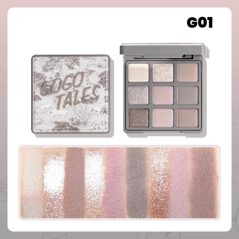 GOGO TALES 9 Colors Eyeshadow Palette 14.4g