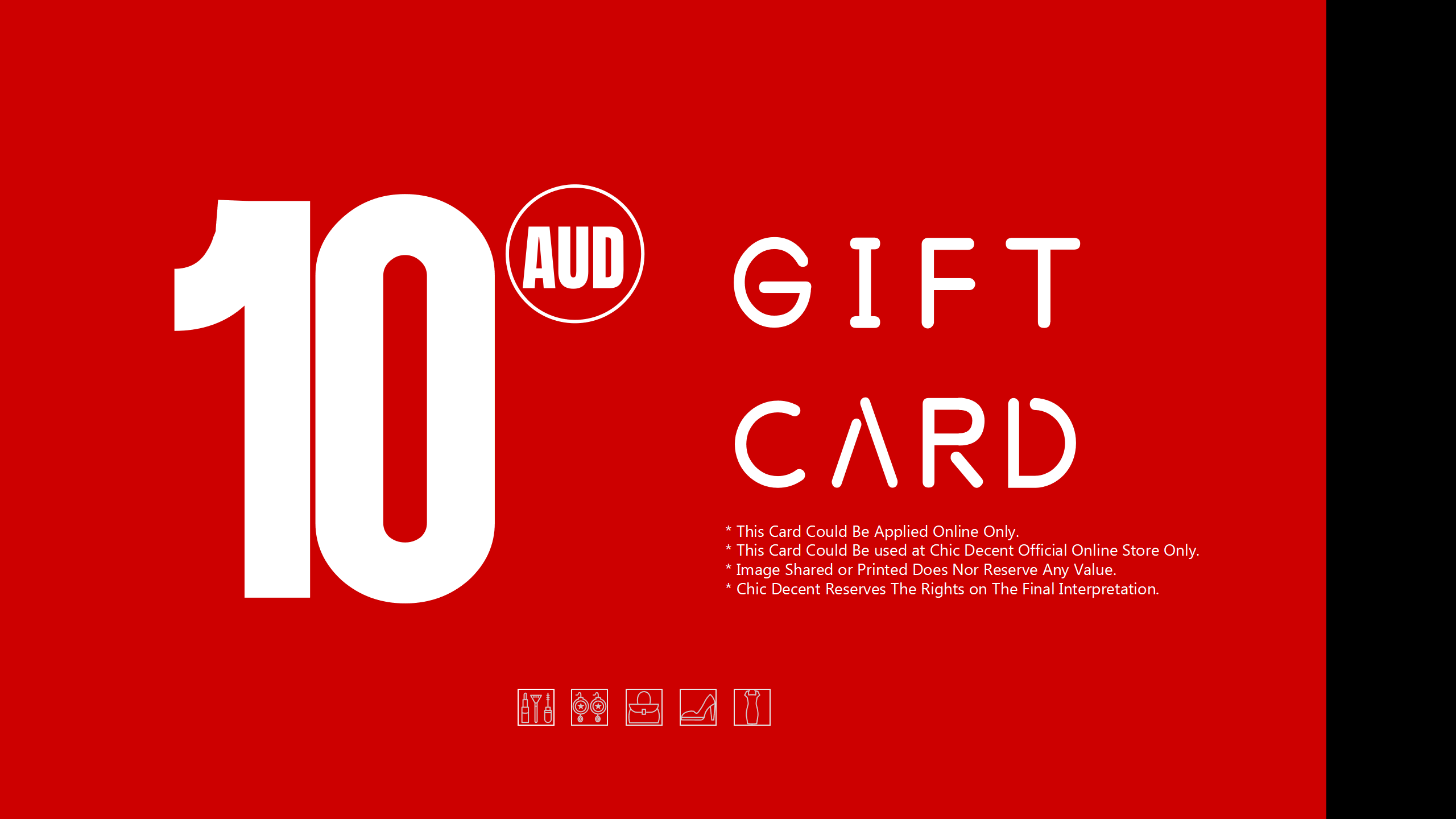 Chic Decent Gift Card in AUD