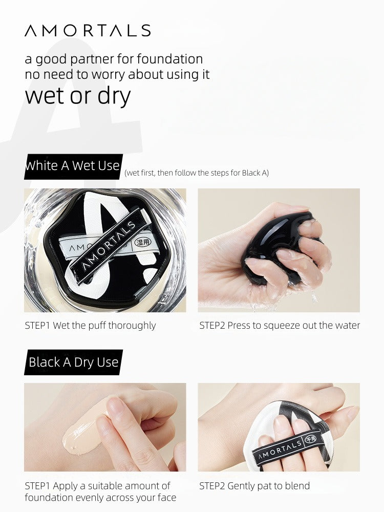 AMORTALS - Double A Makeup Puff Set