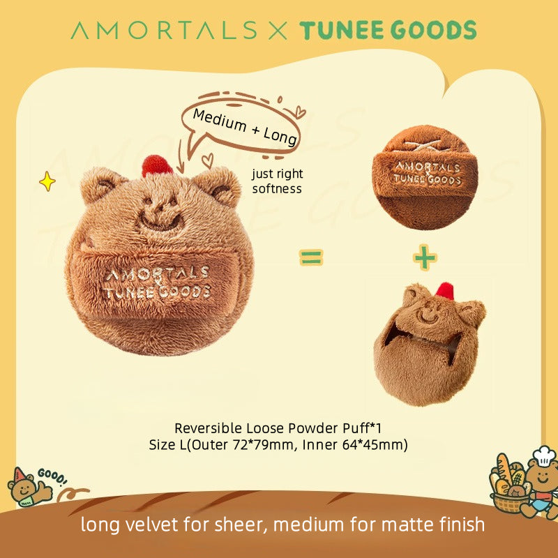 Amortals 尔木萄X TUNEE GOODS 双面散粉扑