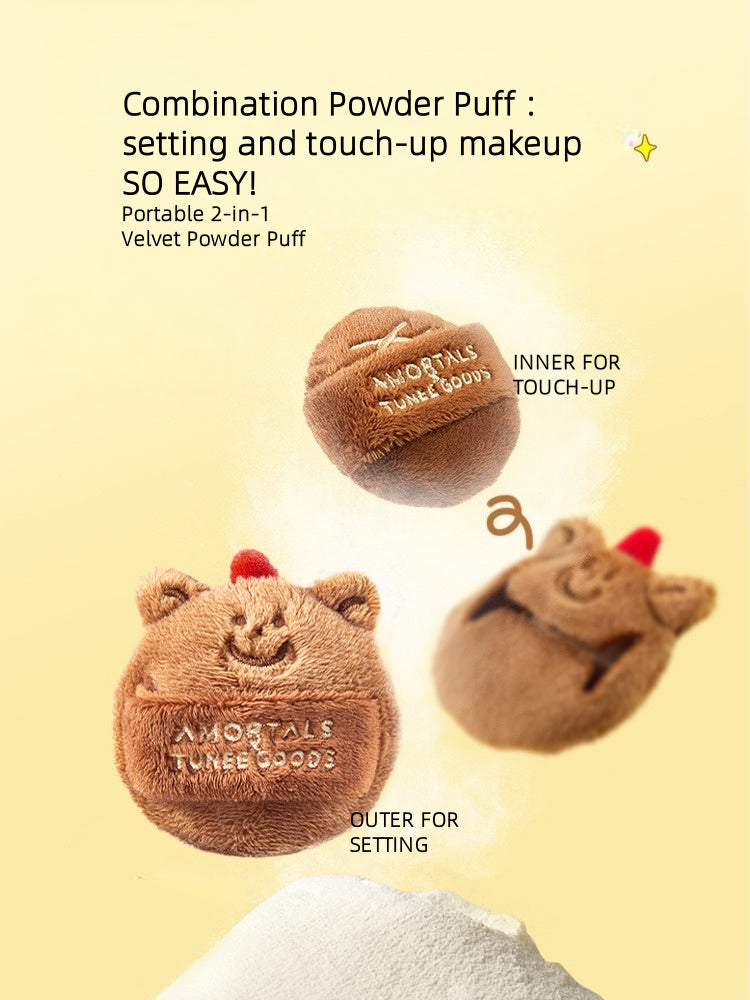 AMORTALS - TUNEE GOODS Reversible Loose Powder Puff