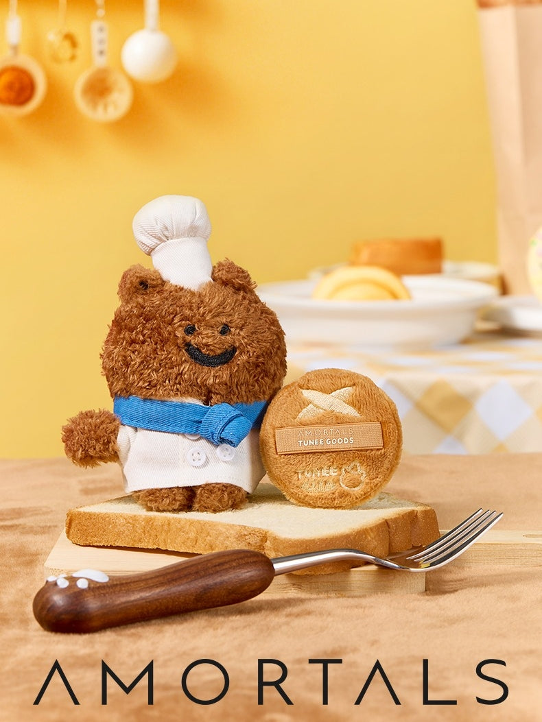 AMORTALS - TUNEE GOODS Round Shaped Loose Powder Puffs*2