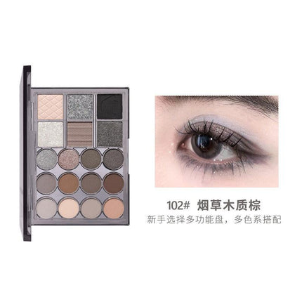 BIYA - Multi Purpose 18 Colors Eyeshadow Palette 22.2g