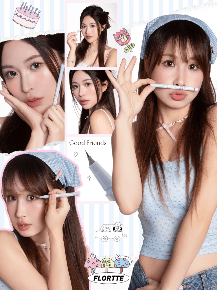 Flortte Good Friends Club Liquid Eyeliner 0.5ml