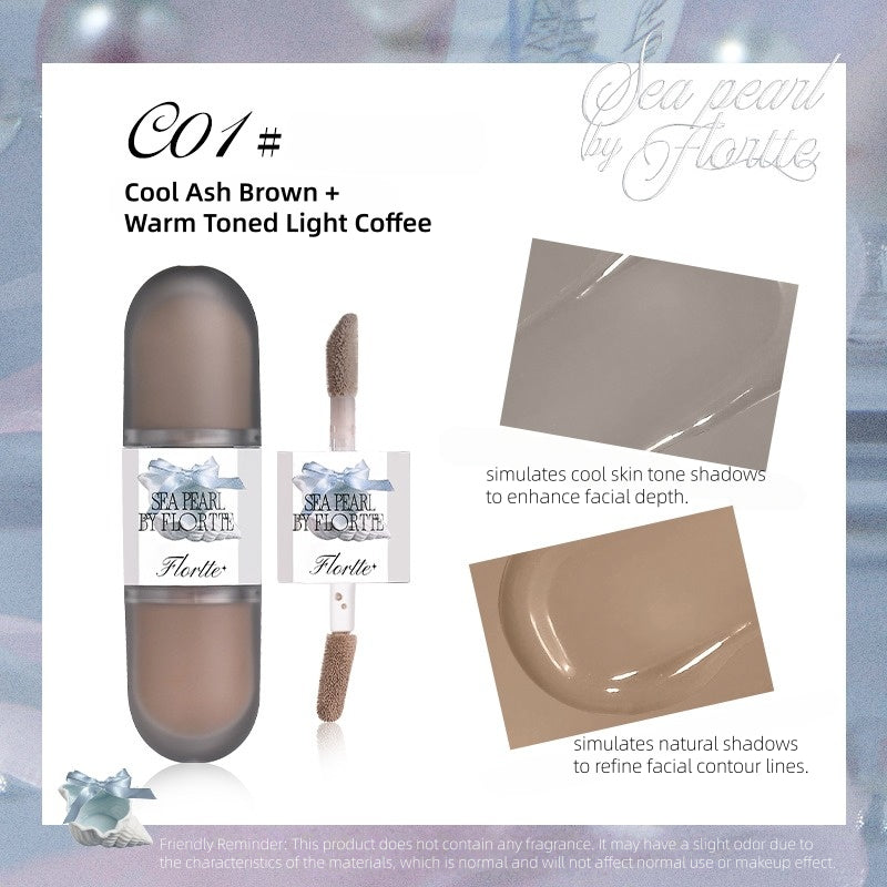 Flortte Sea Pearl Double Ended Highlight Contour Liquid 4.3g 4.6g