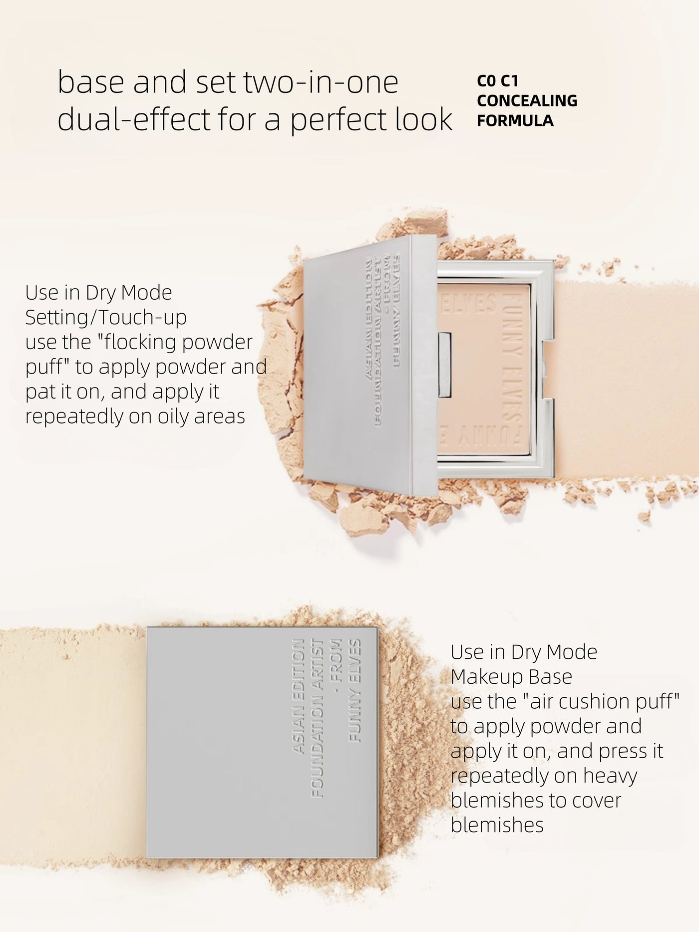 Funny Elves Soft Focus Pressed Setting Powder 7g