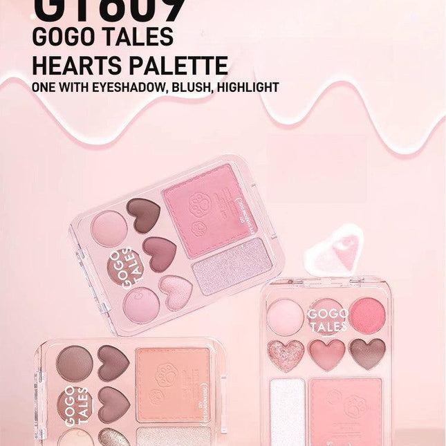 GOGOTALES - 3IN1 Hearts Palette 9.5g