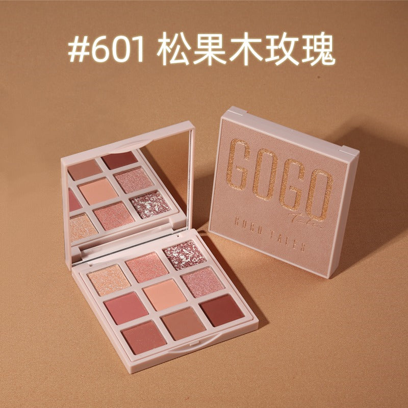 GOGO TALES 9 Colors Eyeshadow Palette 14g