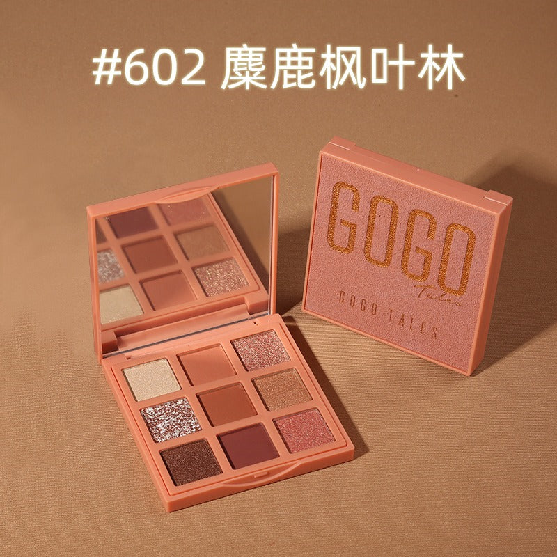 GOGO TALES 9 Colors Eyeshadow Palette 14g
