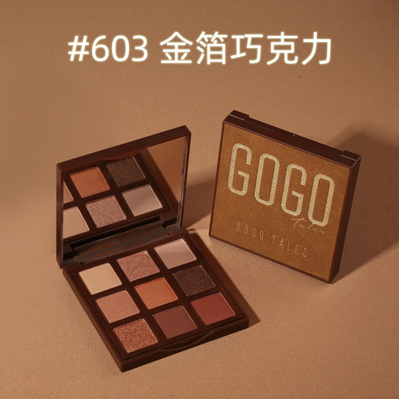 GOGO TALES 9 Colors Eyeshadow Palette 14g