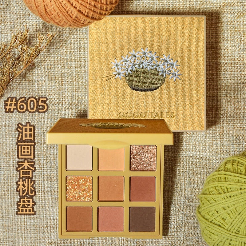 GOGO TALES 9 Colors Eyeshadow Palette 14g