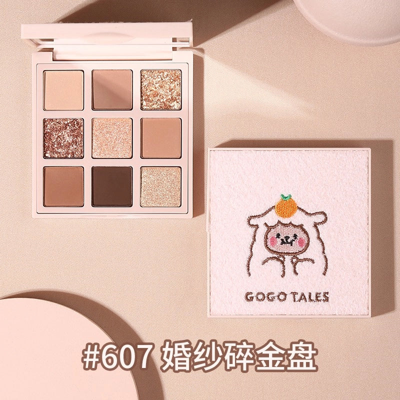 GOGO TALES 9 Colors Eyeshadow Palette 14g