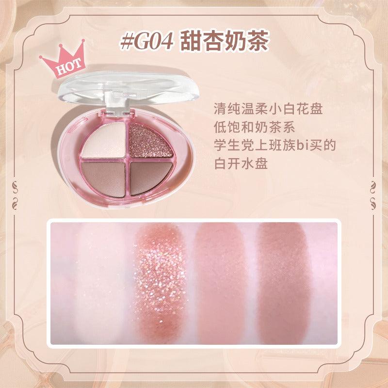 GOGO TALES Glittering Colourful Eyeshadow Palette 4.8g