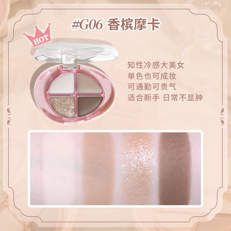 GOGO TALES Glittering Colourful Eyeshadow Palette 4.8g