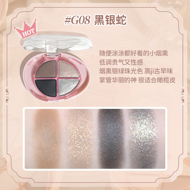 GOGO TALES Glittering Colourful Eyeshadow Palette 4.8g