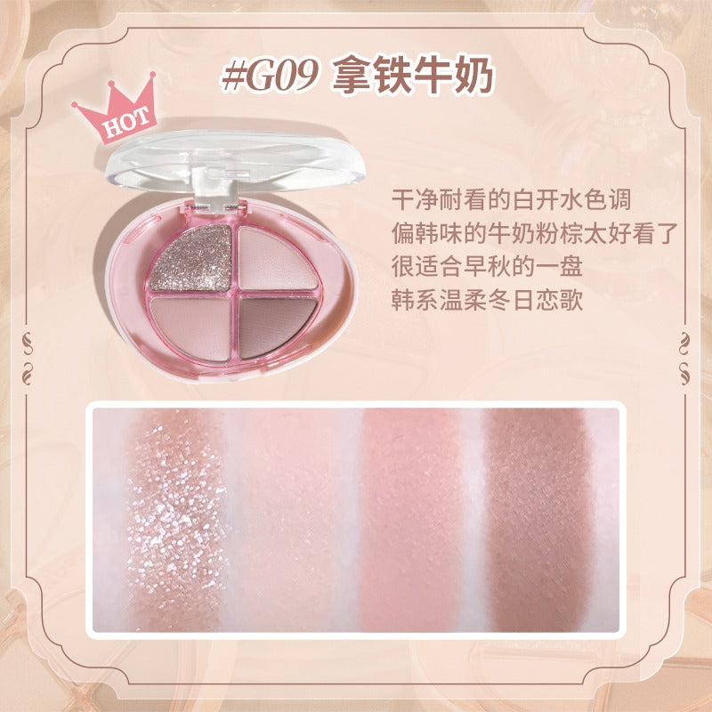 GOGO TALES Glittering Colourful Eyeshadow Palette 4.8g