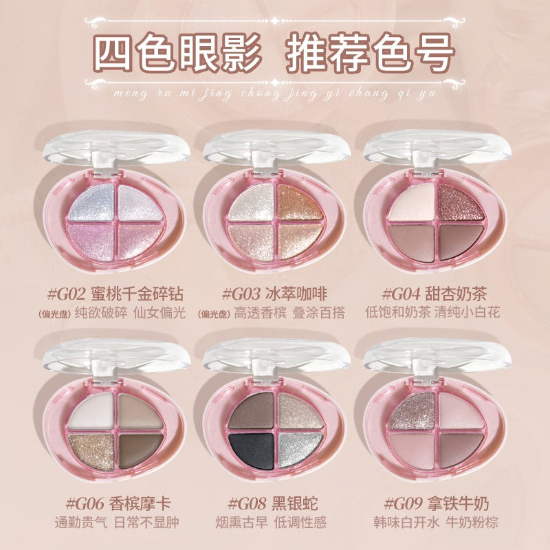 GOGO TALES Glittering Colourful Eyeshadow Palette 4.8g