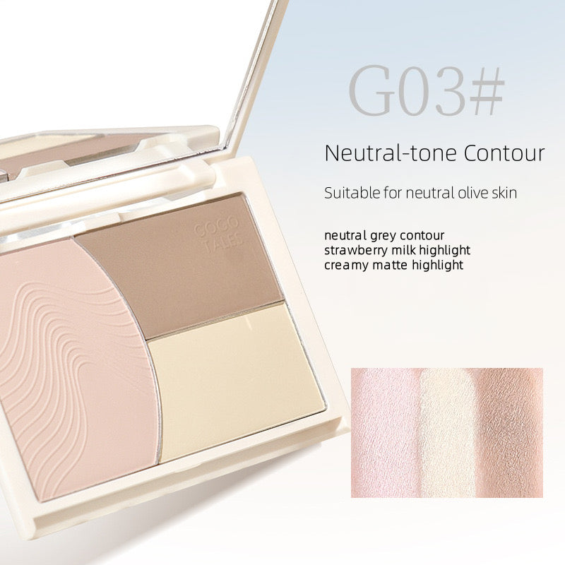 GOGO TALES Highlight and Contour Palette 13g