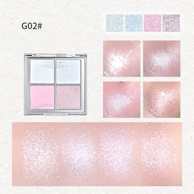 GOGOTALES - Colorful Glittering Highlighter Palette 12g