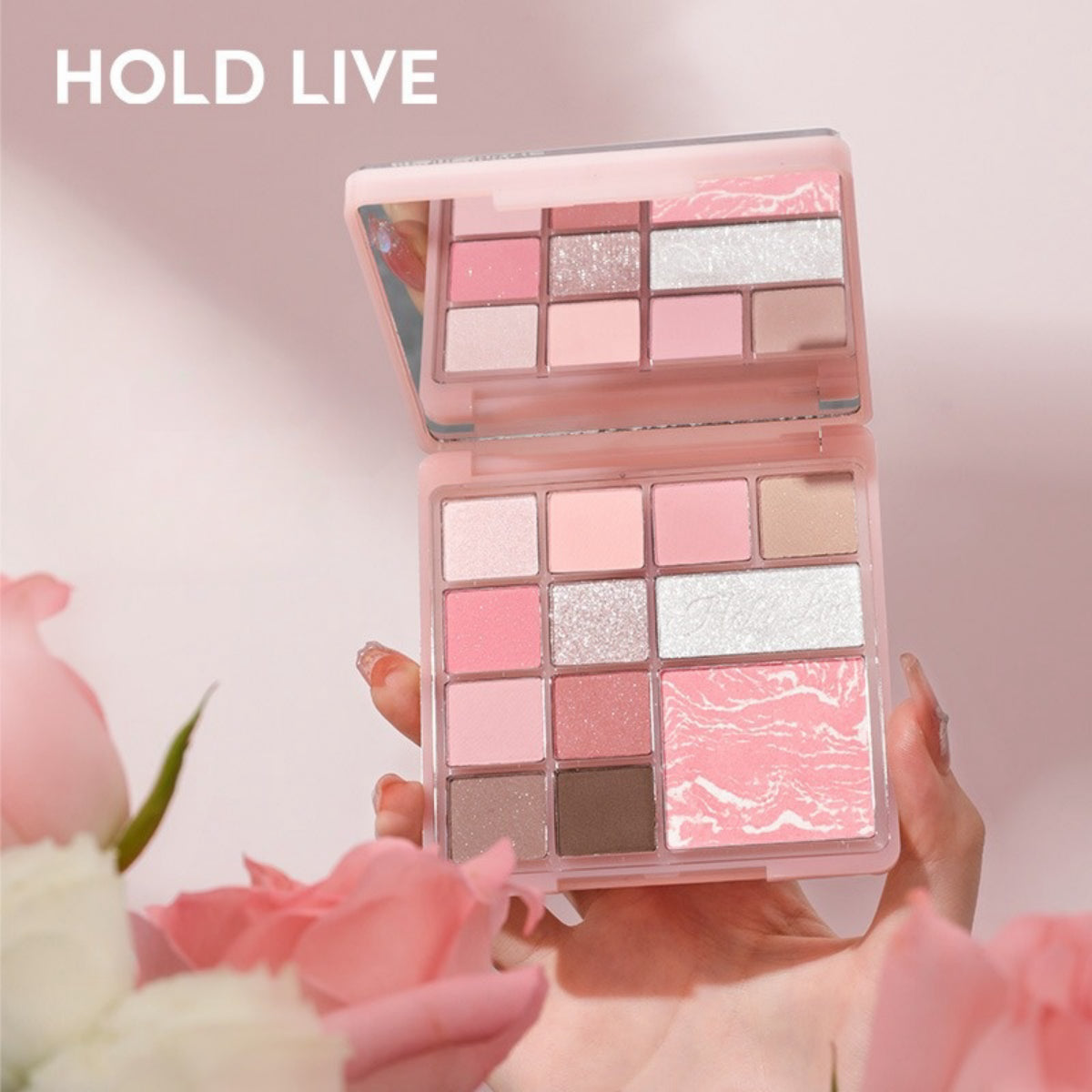 HOLD LIVE 候爱花漾综合蜜粉盘 12色 15克