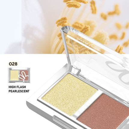HYNTOOR - Rich Spring of Flowers Eyeshadow Duo 3g