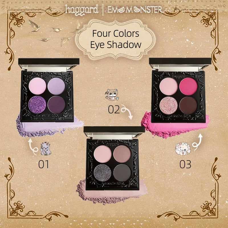 Haggard EMO Monster Four Colors Eye Shadow 5.2g