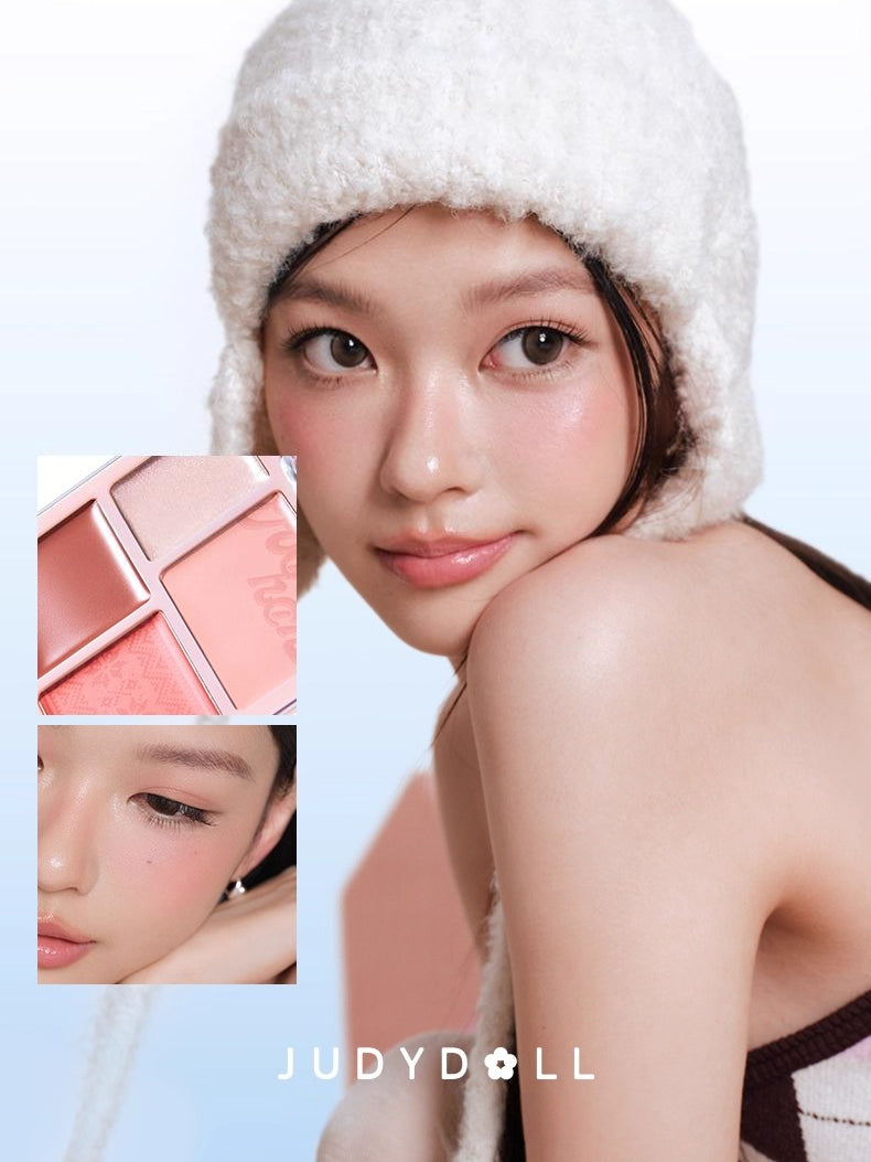 Judydoll -  Blush N Highlight Palette 9g