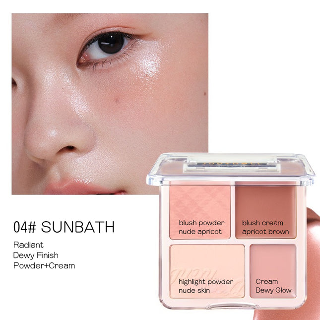 Judydoll -  Blush N Highlight Palette 9g