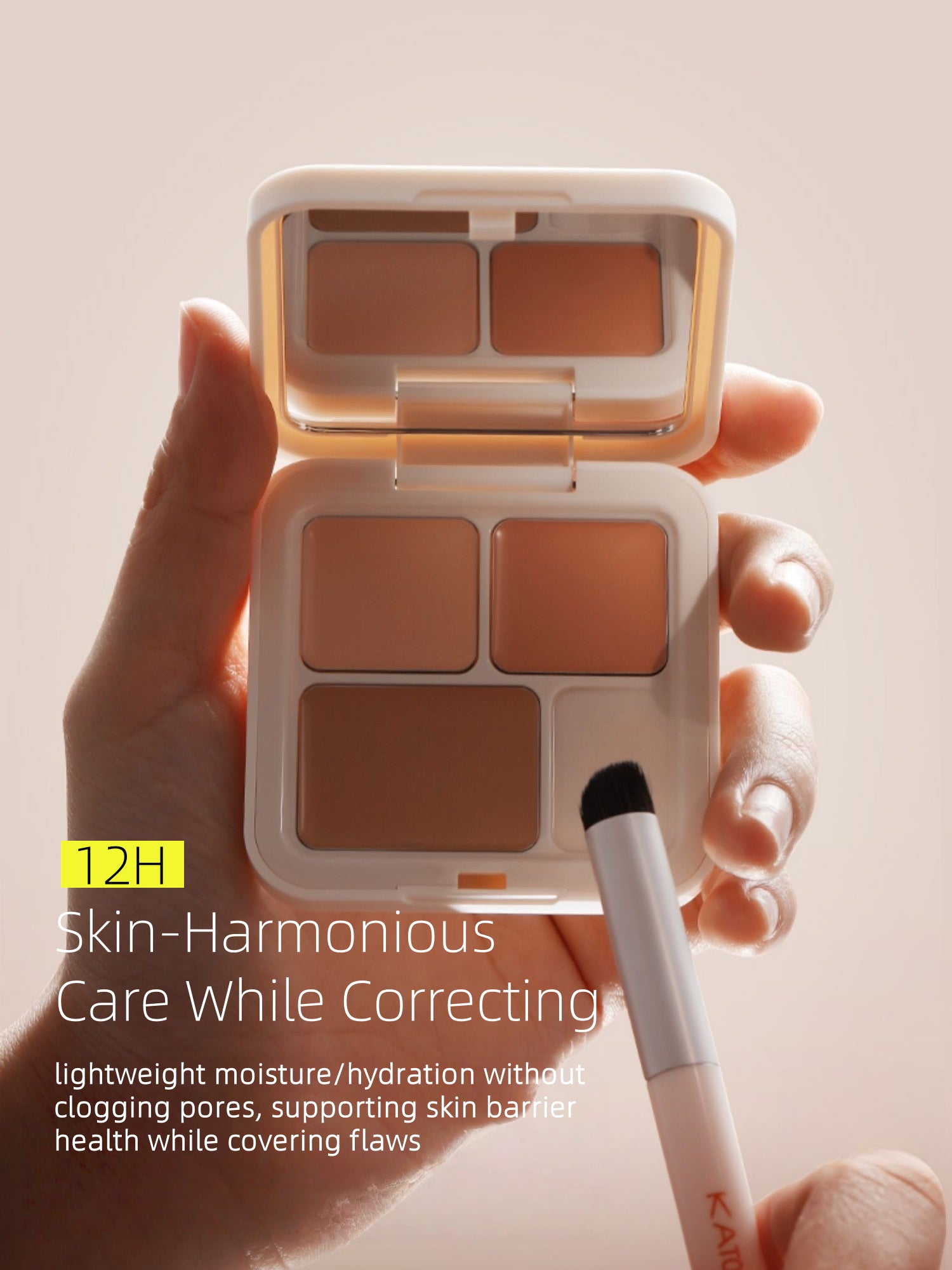 KATO-KATO Fancy Cheese Nude Wear Concealer Palette 5g