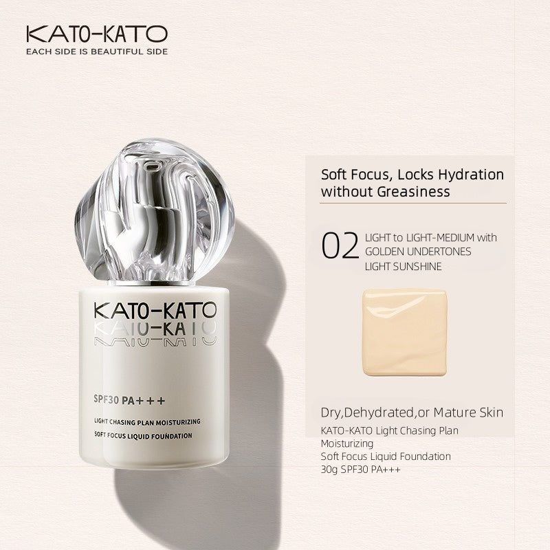 KATO-KATO光追计划保湿柔焦粉底液30g SPF30 PA+++