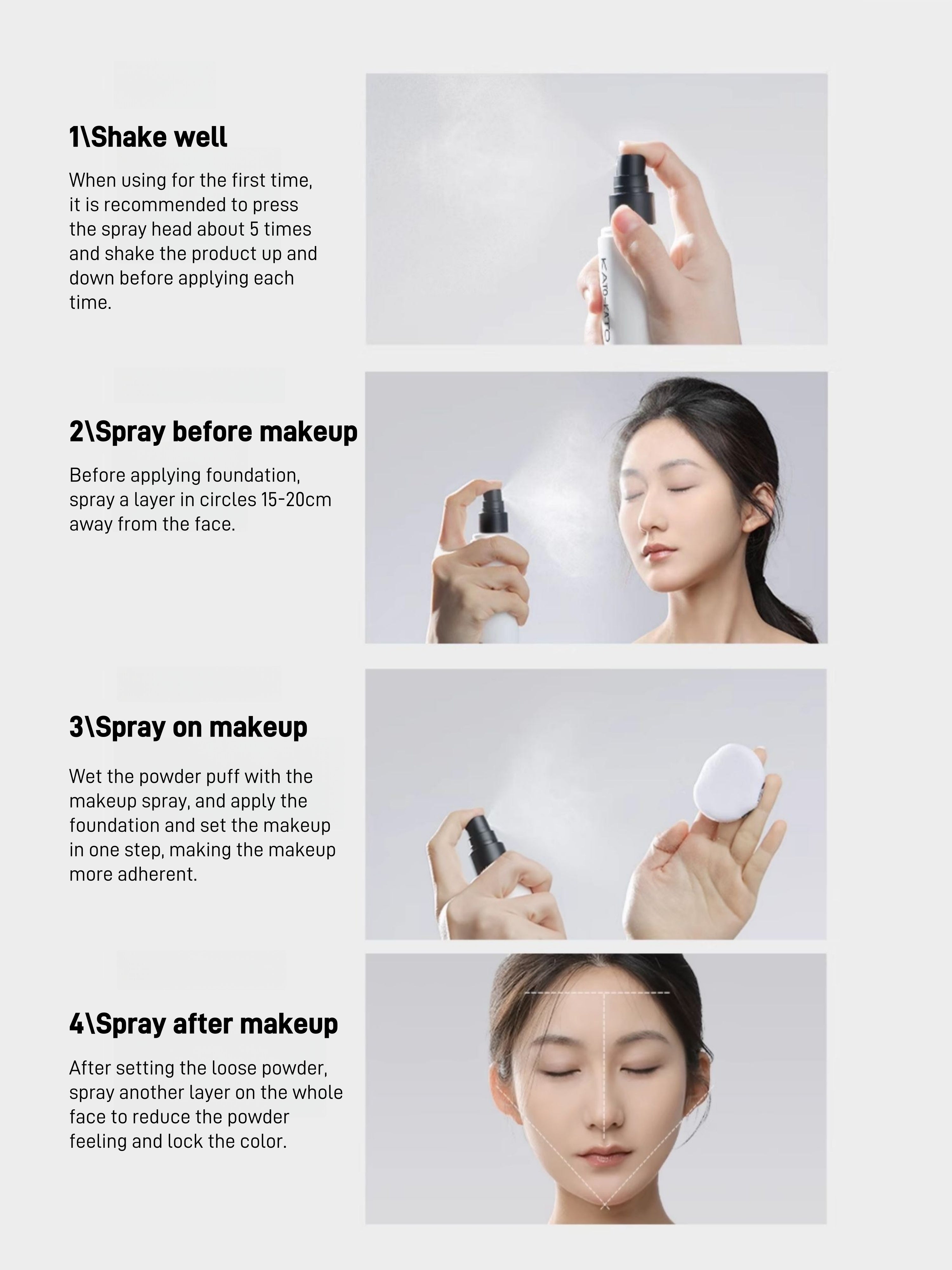 KATO-KATO Misty Project 定妆喷雾 100ml