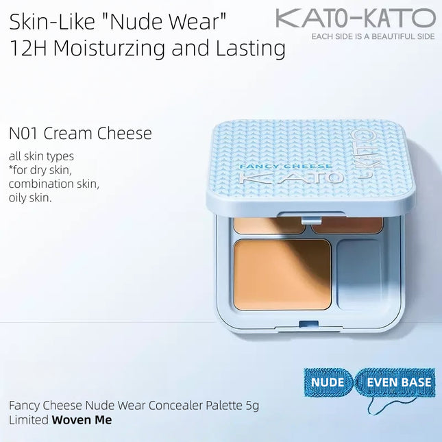 KATOKATO - [Woven Me] Fancy Cheese Nude Wear Concealer Palette 5g