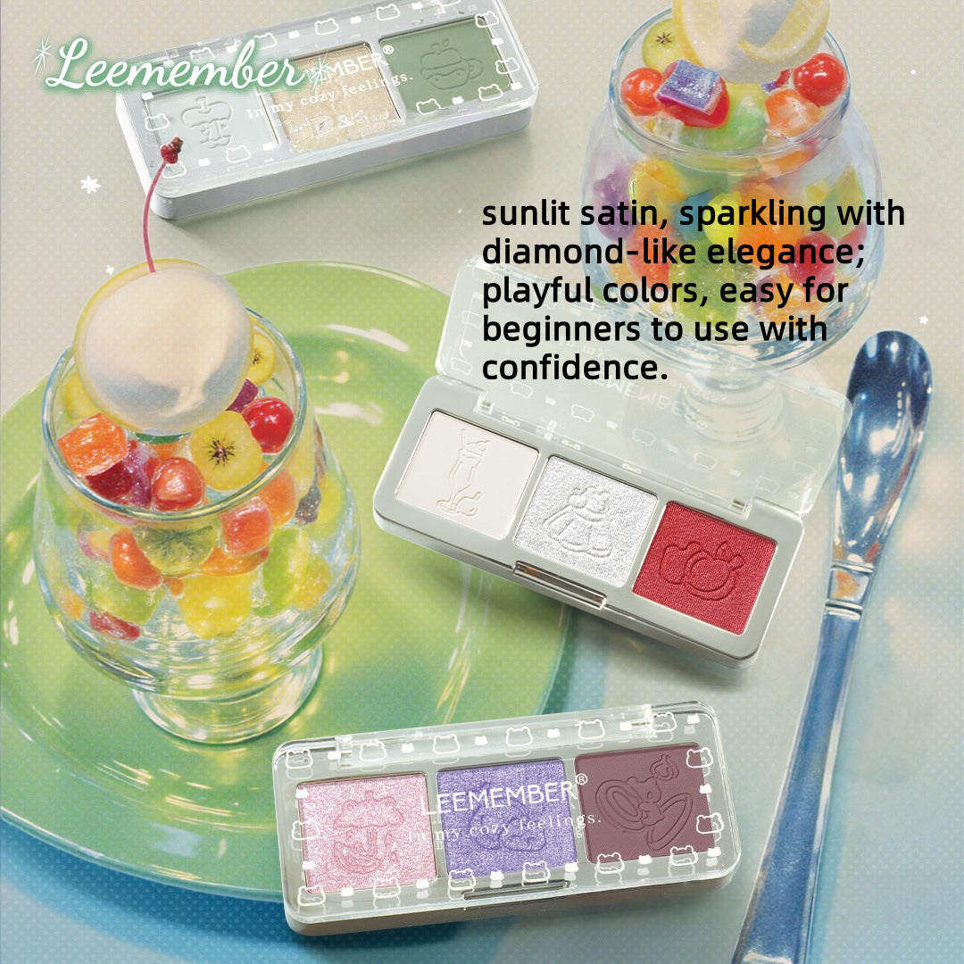 LEEMEMBER - Tri-color Eye Shadow 4.8g