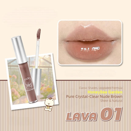 LEEMEMBER - Watery Lip Gloss 3g Glasslike LAVA YK