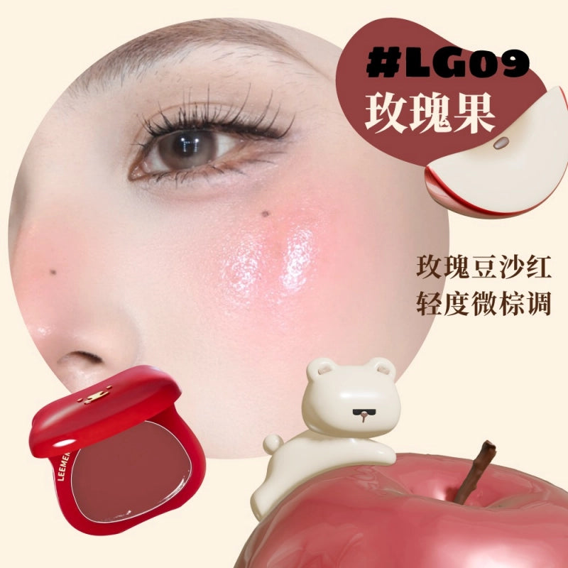 LEEMEMER 荔萌小熊系列水光腮红膏 4g