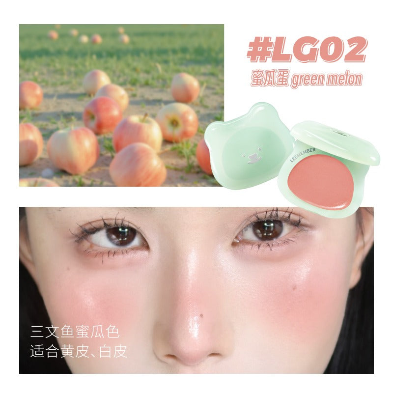 LEEMEMER 荔萌夏季限定/小熊系列水光腮红多用膏 4g