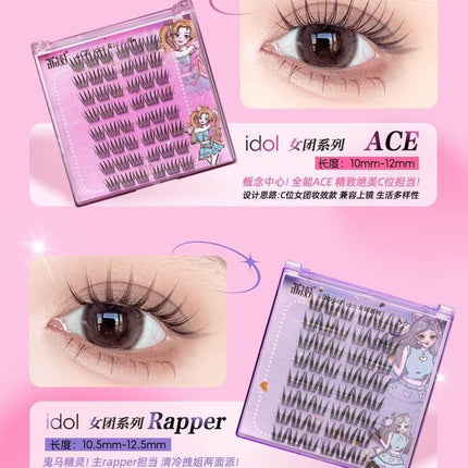 LISHU - POP Girls Makeup Glue Free False Eyelashes 48