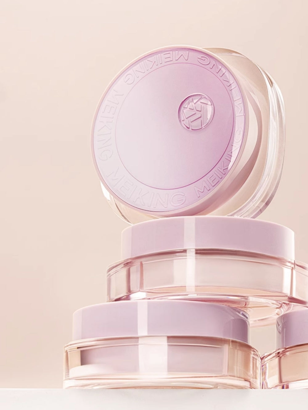 MEIKING - Wild Rose Tricolor Blurring Setting Powder 7g