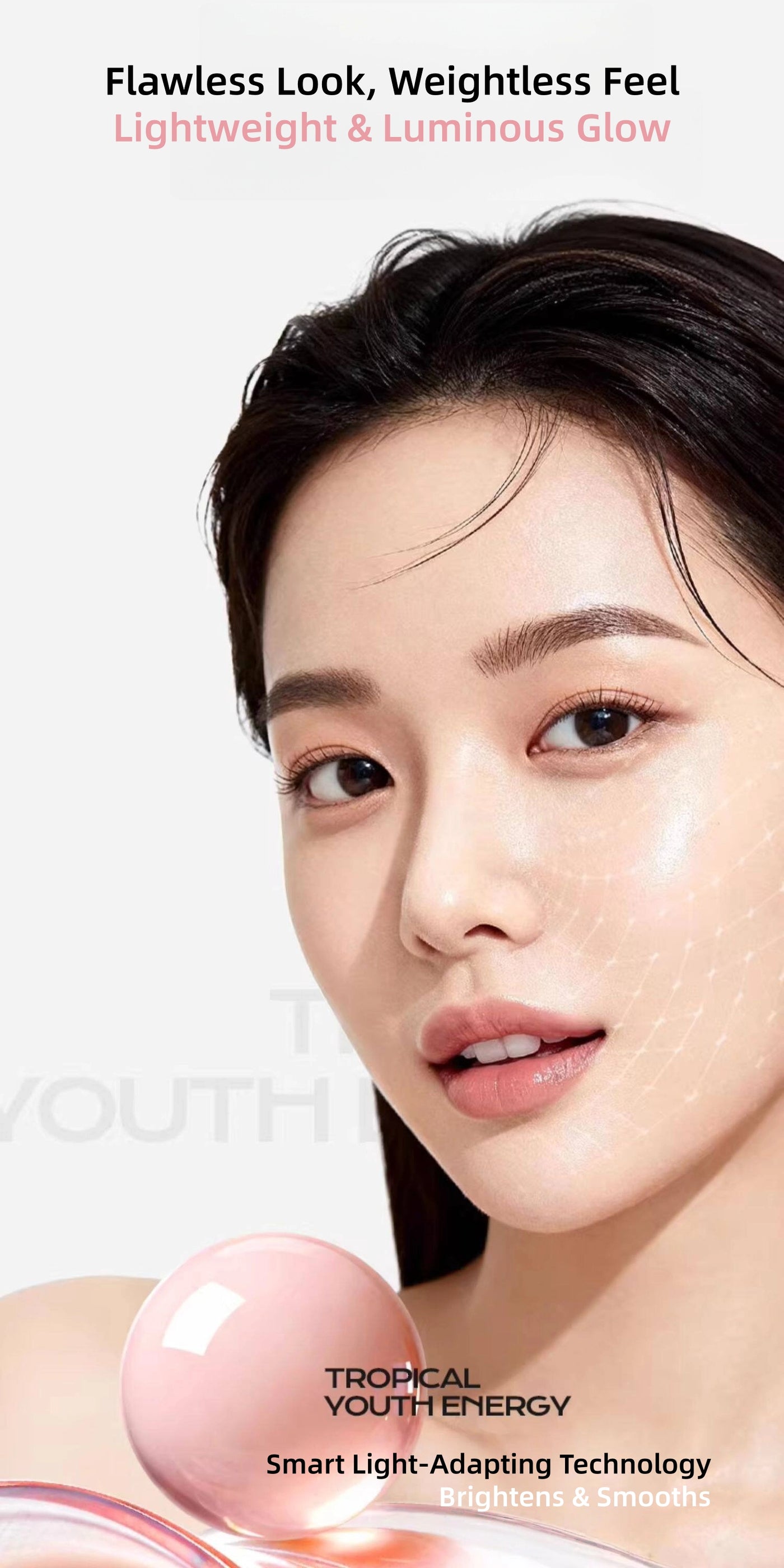 MISTINE - Aqua Base Whitening & Glowing Primer Sunscreen Lotion 40ml