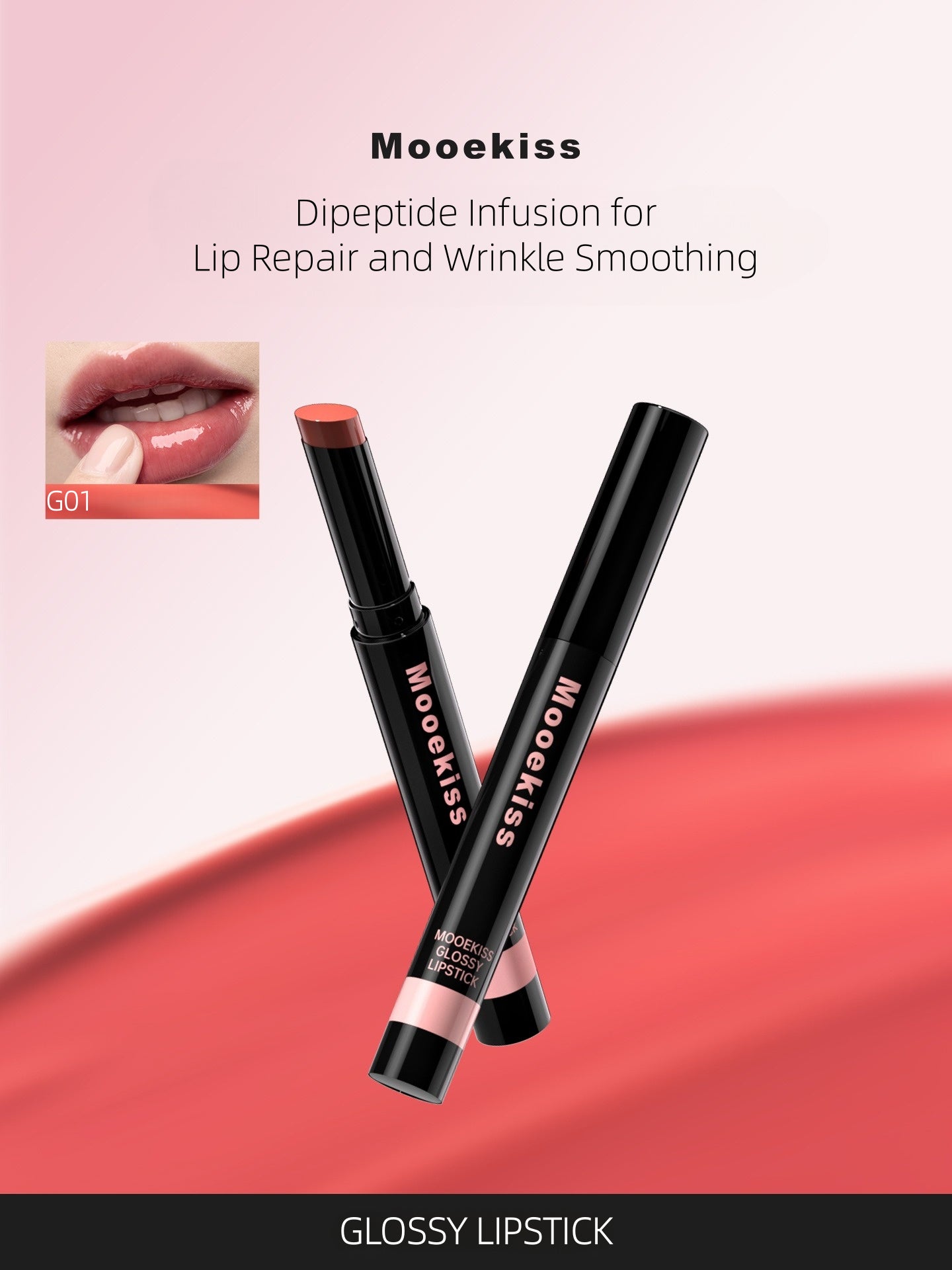 Mooekiss Glossy Lipstick 2.2g