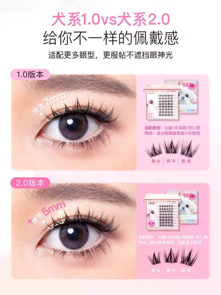 Mr. Wish Naughty Animal Series Rabbit Dog Fox False Eyelashes