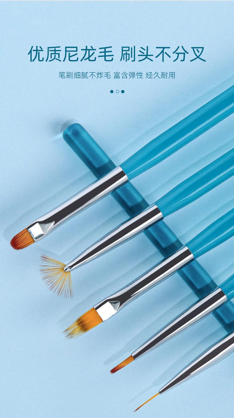Nail Art Brush Set 6 In YSN018 - Chic Decent