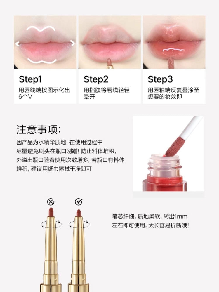 OUT OF OFFICE 2IN1 精华唇线笔和唇彩 1.7g