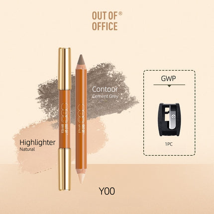 OUTOFOFFICE Contour N Highlight Duo Pencil